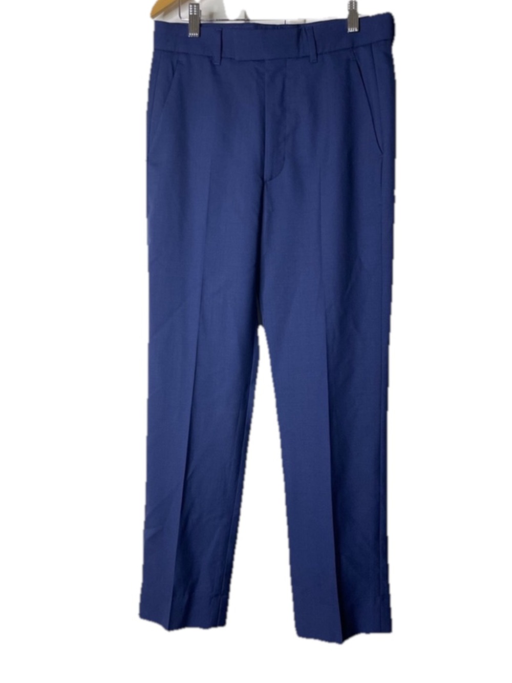 Rare Authentic Gucci Staff Uniform Dress Pants - Navy Blue Wool Mohair Sz44 EUC
